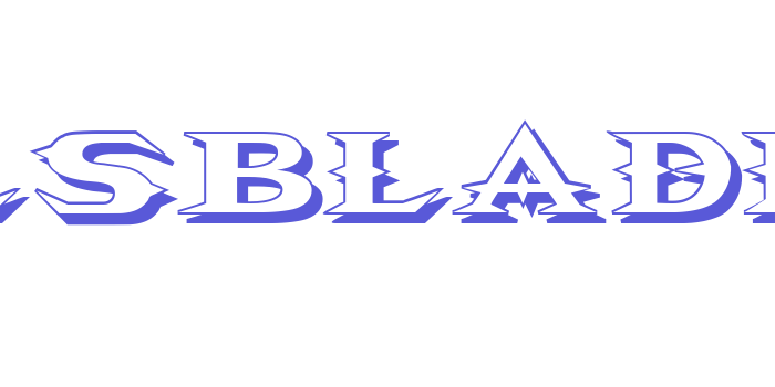 VTCBelialsBladeShadow Font