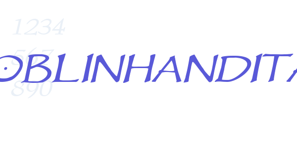 VTCGoblinHandItalic font