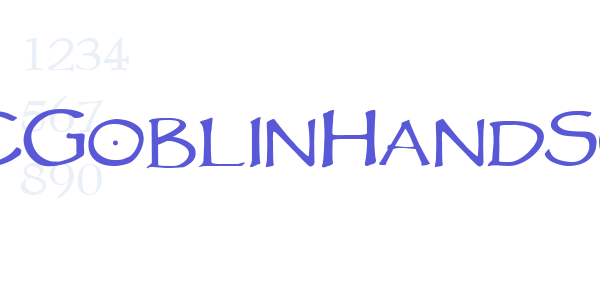 VTCGoblinHandSC font