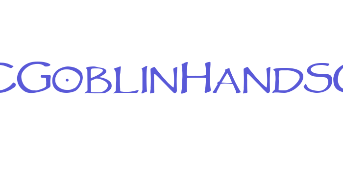 VTCGoblinHandSC Font Download