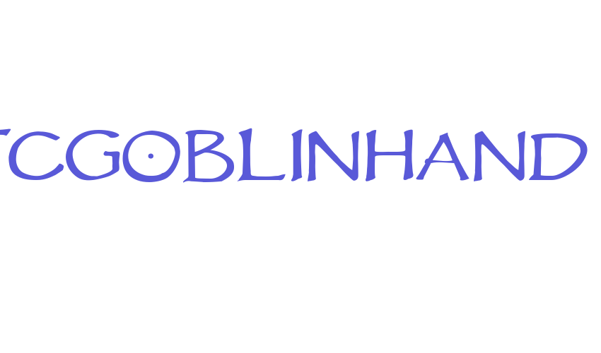 VTCGoblinHand Font Download