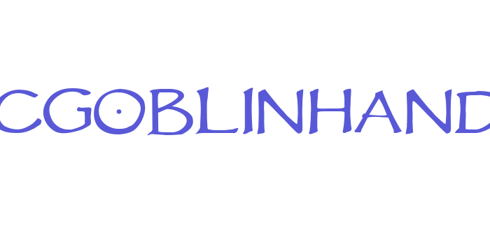 VTCGoblinHand Font Download