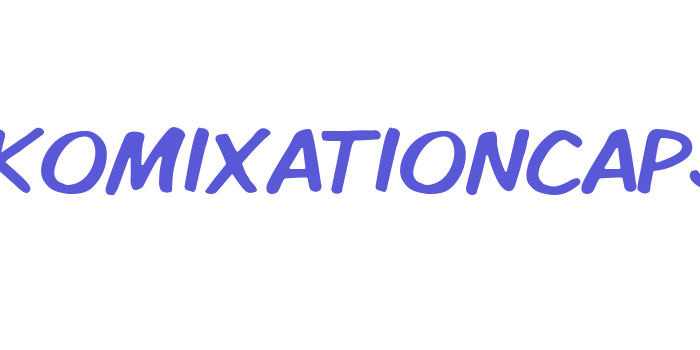 VTCKomixationCaps Font Download