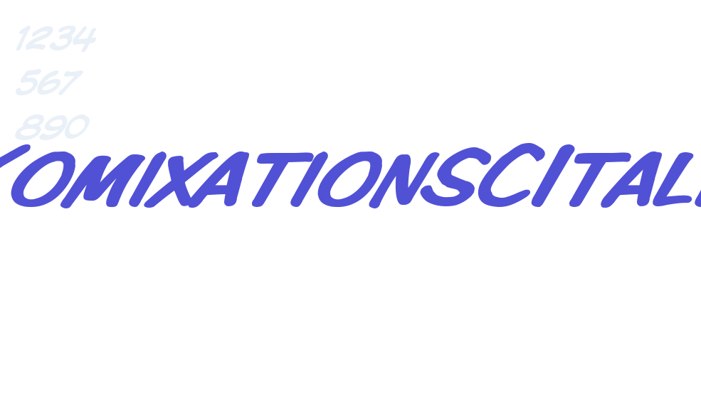 VTCKomixationSCItalic-font-download