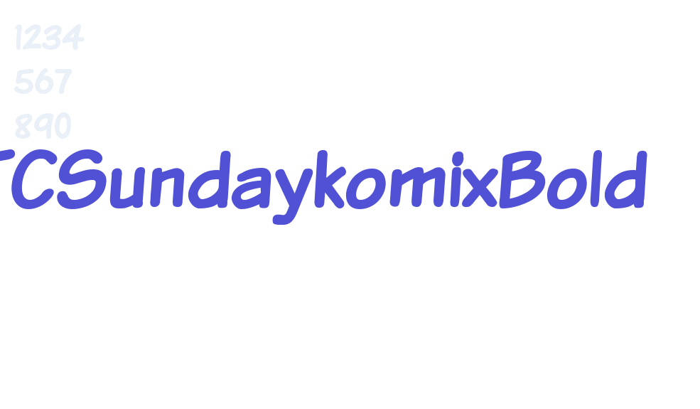 VTCSundaykomixBold-font-download