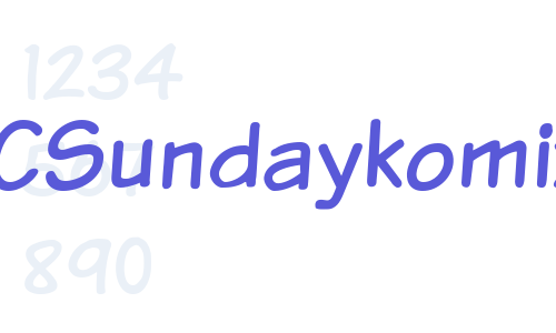 VTCSundaykomix Font Download