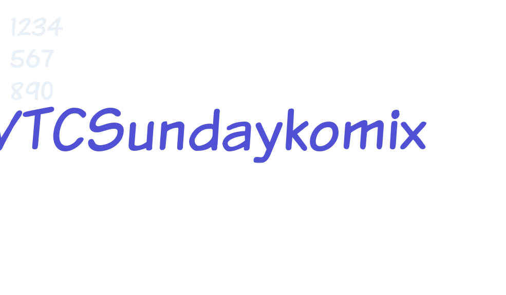 VTCSundaykomix-font-download