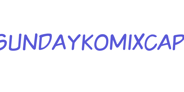 VTCSundaykomixcaps Font Download