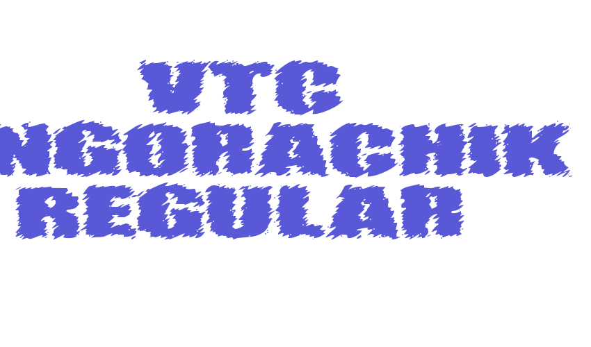 VTC AngoraChik Regular Font