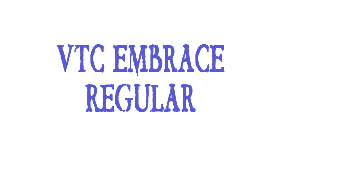 VTC Embrace Regular Font Download