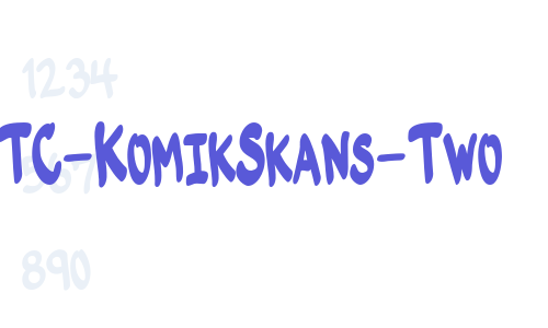 VTC-KomikSkans-Two Font Download