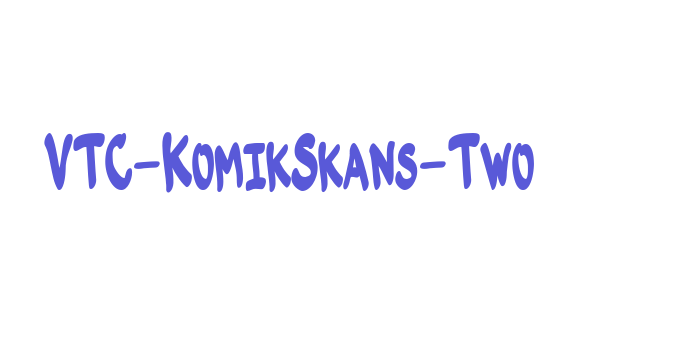 VTC-KomikSkans-Two Font Download