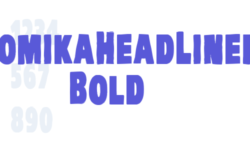 VTC-KomikaHeadLinerOne Bold Font Download