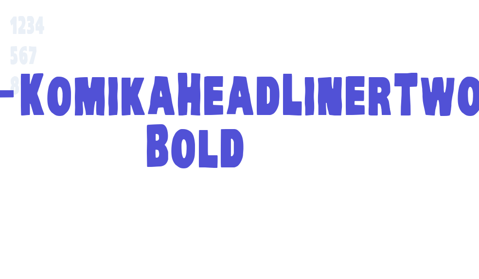 VTC-KomikaHeadLinerTwo Bold-font-download