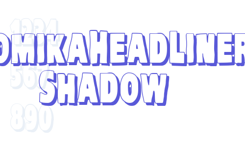 VTC-KomikaHeadLinerTwo Shadow Font Download