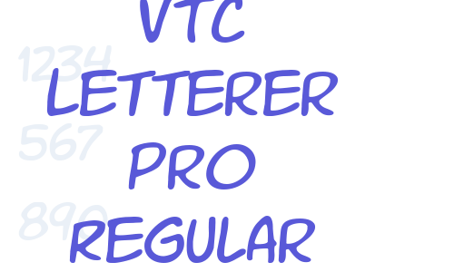 VTC Letterer Pro Regular Font Download