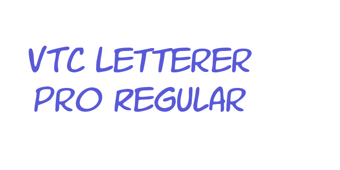 VTC Letterer Pro Regular Font Download