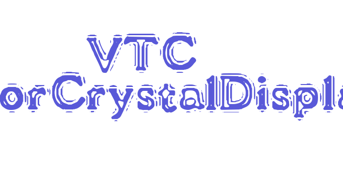 VTC LiquorCrystalDisplay Font Download