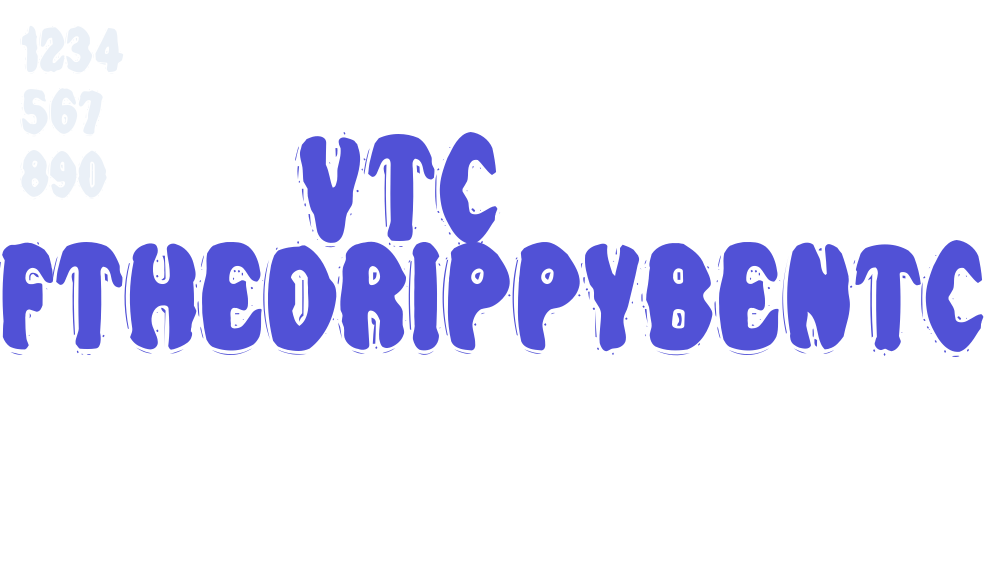 VTC NightOfTheDrippyBentCaps-font-download