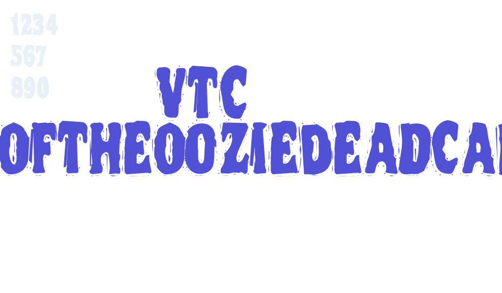 VTC NightOfTheOozieDeadCaps-font-download