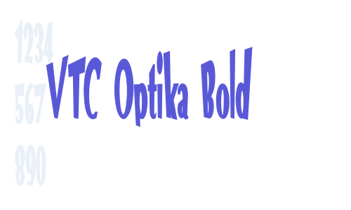 VTC Optika Bold Font Download