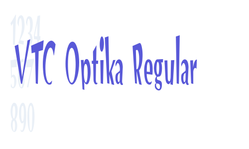 VTC Optika Regular Font Download