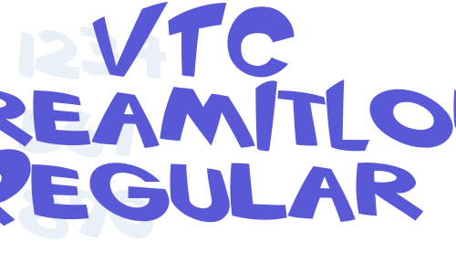 VTC ScreamItLoud Regular Font Download