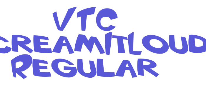 VTC ScreamItLoud Regular Font Download