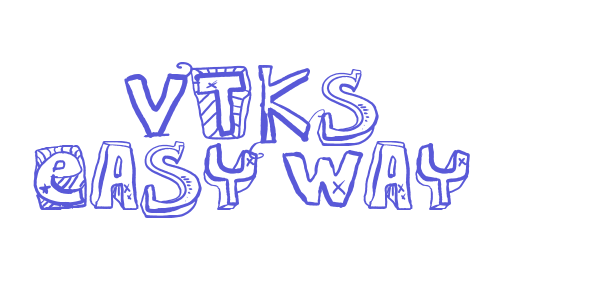 VTKS EASY WAY font