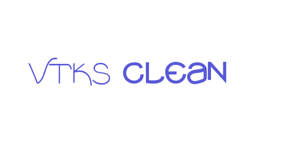 VTKS clean font