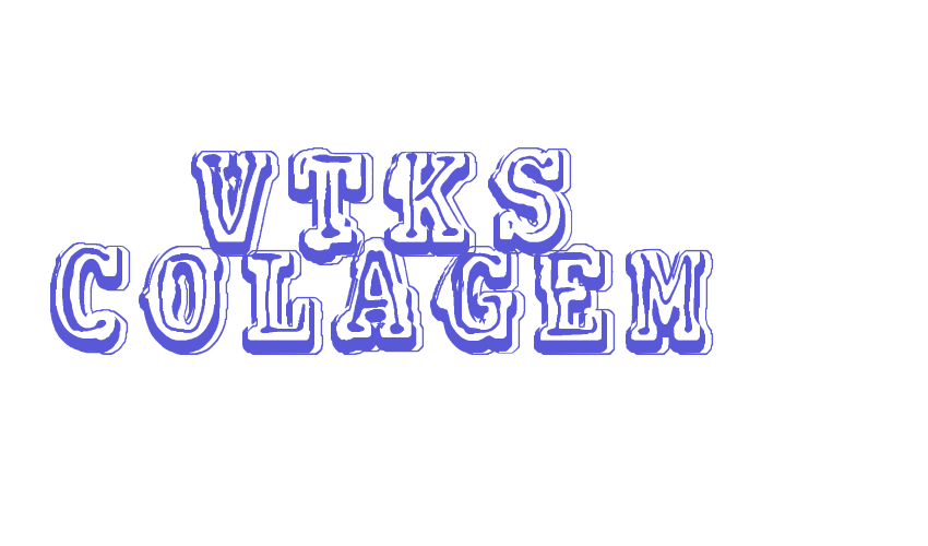 VTKS COLAGEM Font