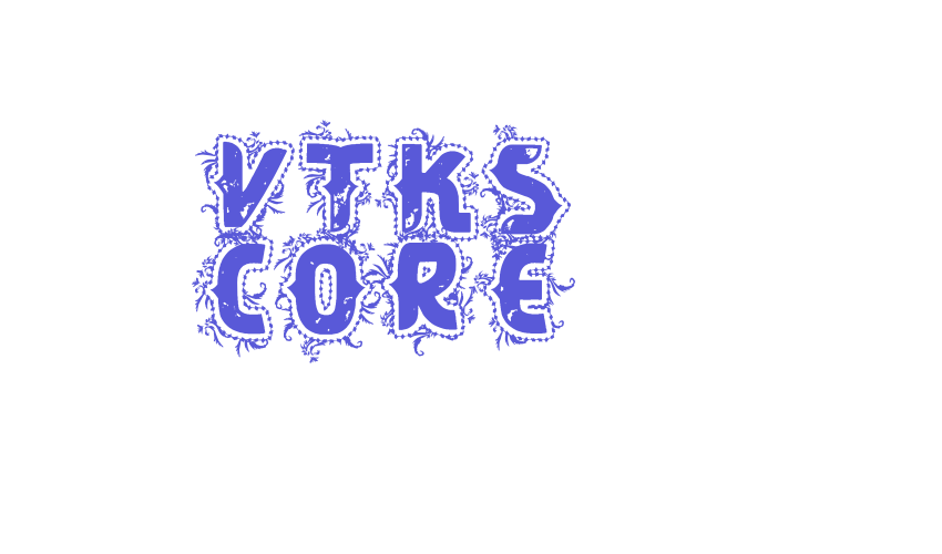 VTKS CORE Font Download