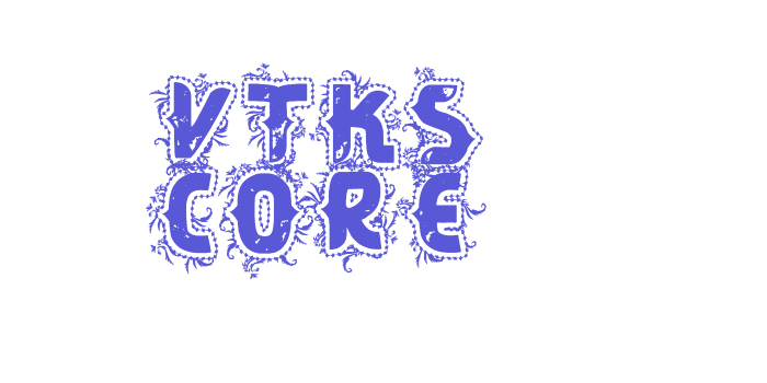 VTKS CORE Font Download