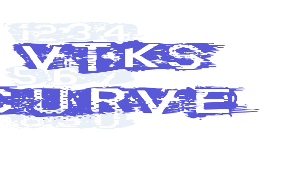 VTKS CURVE Font