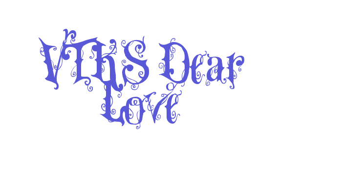 VTKS Dear Love Font Download