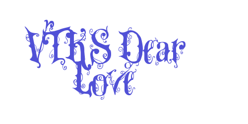 VTKS Dear Love-font-download