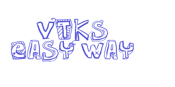 VTKS EASY WAY Font Download