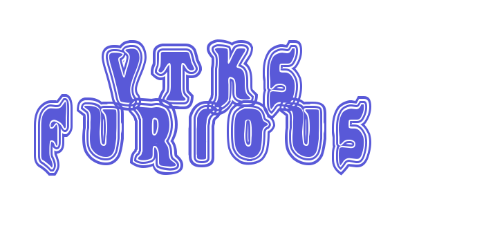 VTKS FURIOUS Font Download