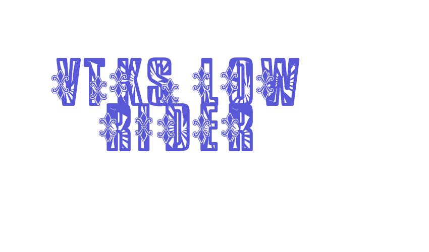 VTKS Low Rider Font Download