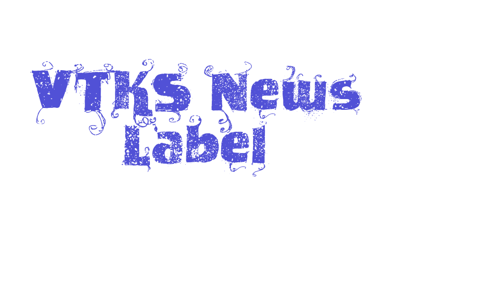 VTKS News Label-font-download