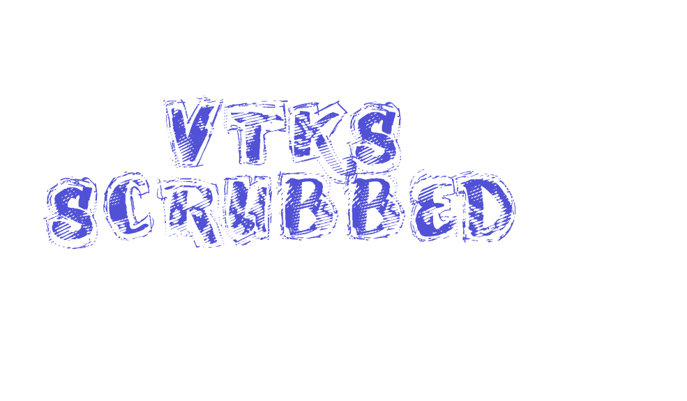 VTKS SCRUBBED-font-download