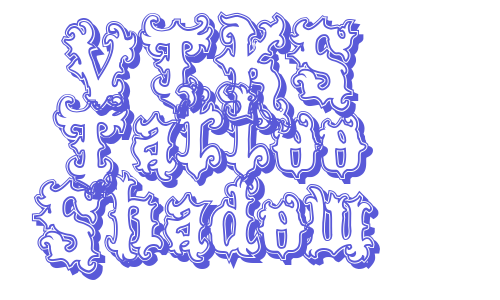 VTKS Tattoo Shadow Font Download