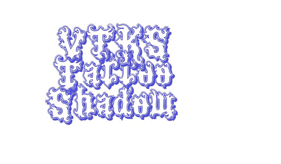 VTKS Tattoo Shadow-font-download