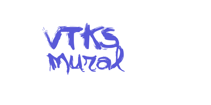 VTKS  mural Font Download