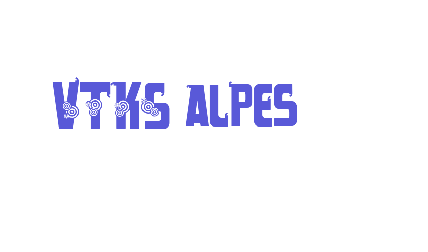 VTKS alpes Font Download