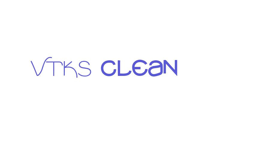 VTKS clean Font