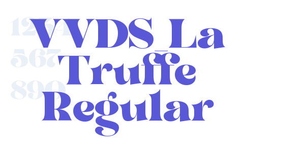 VVDS_La Truffe Regular font free