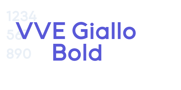 VVE Giallo Bold font free