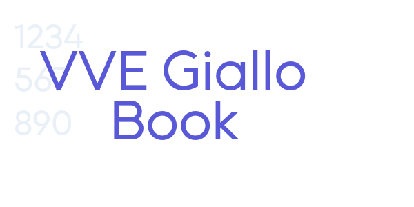 VVE Giallo Book font free