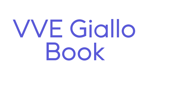 VVE Giallo Book Font